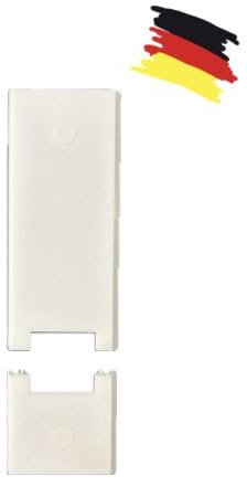 Rolladengurt Abdeckung Lochabstand 135 mm, Gurtwickler Abdeckung Montage ohne Gurtausbau,DIY (Weiß)