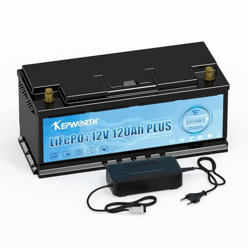 Bluetooth Lifepo4 Batterie 12v 120AH Lithium mit Grade A Zellen und 120A BMS für Trolling Motor Camping Solar System Lawn Mover Household Application Support Series und Parallel