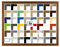 Colorello Bilderrahmen Posterrahmen Puzzlerahmen 38x98 cm Eiche Rustikal P 43 Dekor 98x38 cm mit weisser Rückwand und Antireflex Acrylglas