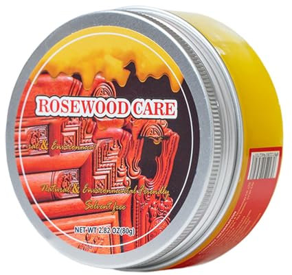 Holzwachs für Möbel, 80 g, Holzpolitur und Conditioner, kein Geruch, einfach aufzutragen, natürliches Wachs, für Holz, Wohnmöbel zum Schutz und zur Pflege