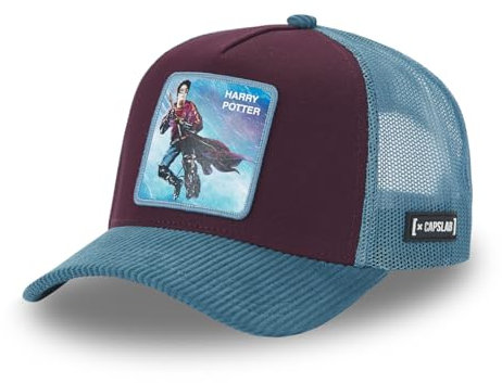 Capslab Harry Potter Kord Weinrot Blau Verstellbare Truckercap - One-Size