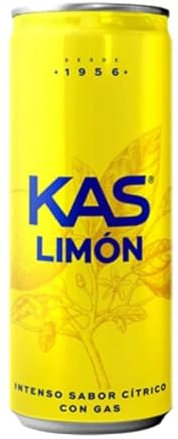 Refrescos y Mixers Caja de 24 unidades Kas Limón Lata 33 cl