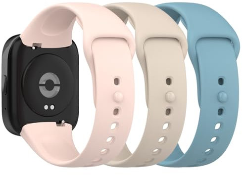 CyuCyu Armband Kompatibel mit Xiaomi Redmi Watch 3 Active Ersatzarmband, Weiches Silikon Sport Silikonarmband Ersatzband Uhrenarmband für Redmi Watch 3 Active