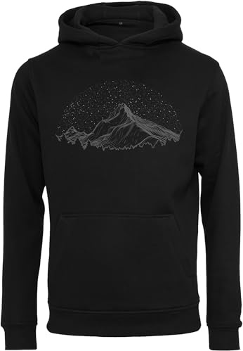 Baddery Wander Hoodie Herren - „Alpengipfel“ & „Berghimmel“ | Bergsteigen, Klettern, Wandern & Outdoor Kapuzenpullover