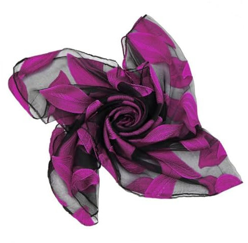 LIFKOME Strandtuch Sonnenschutzumhang Blättermuster Sommerschal Aus Organza-material Für Damen Mädchen Sonnenstrahlen Schützen