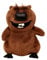 AQCQDQ Plüschtier Biber, Kuscheltier Plüschpuppen Biber, Süßes Biber Stofftier Plüschtier, niedliches Plüschtier zum Kuscheln und Spielen, für Kinder & Erwachsene (28CM,Biber)