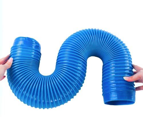 WLCGYD Tuyau Evacuation Rallonge De Tuyau pour Aspirateur D'atelier, Tuyau De Dépoussiérage en PVC 75 80 100 Mm, Conduit d'air De 1 3 4 5 M De Long(50mm/2in,L 1m/3ft)