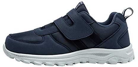 Scarpe per diabetici, da uomo e da donna, con piedi larghi, per anziani, per la salute, ortopediche, leggere, comode, da corsa, scivolate, piatte e ammortizzate