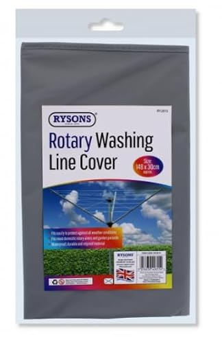 JKG Housse rotative pour corde à linge – Ajustement universel pour la plupart des séchoirs rotatifs et parasols de jardin | Imperméable durable et imputrescible | Housse de séchoir à linge robuste |