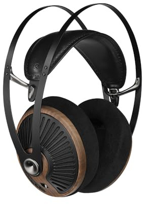 MEZE AUDIO 105 Silva Kabelgebundene Over-the-Ear-Kopfhörer, leicht, audiophil, offene Rückseite, 50 mm dynamische Treiber, niedrige Impedanz 42 Ohm, Kabel und Tragetasche im Lieferumfang enthalten