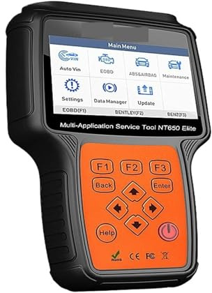 YQVEOT OBD2 Diagnosi Auto, Scanner OBD2 for Auto EPB BRT Dpf 26+ Reset SRS Strumento di diagnostica Professionale for Auto
