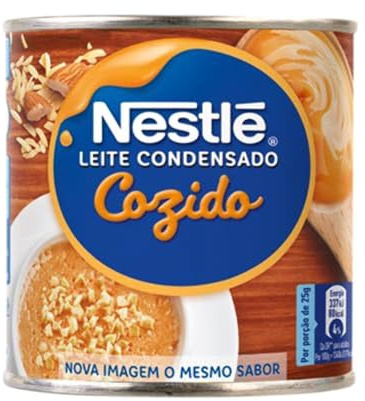 Leite Condensado Cozido NESTLÉ -- Sucré et bouilli lait condensé, boîte de 397 g.