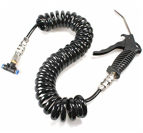 Heavy Duty Air Duster Gun - High Pressure 5m Coiled Cleaning Hose