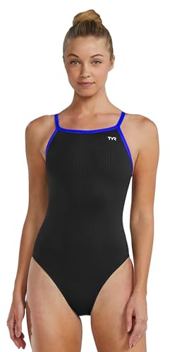Tyr Hexa Diamondfit Durafast Elite Intero Da Allenamento Nuoto, Donna, Nero, 30