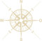 GRAZDesign Wandtattoo Kompass Wohnzimmer Maritime Deko | Wandaufkleber Outdoor und Indoor - 30x30cm / 082 beige