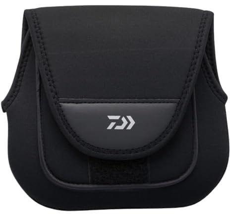 DAIWA Neoprene Reel Cover Angelrollen Schutztasche 19x16cm schwarz 15802-015