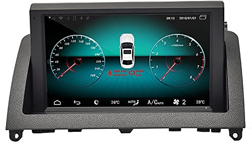Sunshine Fly Android 13.0 Octa 8-Core 1.8GHZ Auto Radio DVD Player für C-W204 C204 S204 2007-2011 mit GPS Navigation BT FM AM Stereo WiFi Keep Origianal CD Radio AUX(Radio+Carplay)