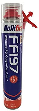 Mousse coupe feu NULLIFIRE gris 2 en 1 FFI97