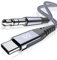 sweguard Cavo adattatore da porta USB C a connettore Jack da 3,5 mm, lunghezza 1,2 metri, per Huawei P30 Pro/P40 Pro/P20/ Mate 30/ Mate 20, Samsung Galaxy Note10/S20/S20 fe, Xiaomi, cuffie audio