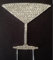 BMC-Designs Silver Champagne Flute Crystal Glass Cake Topper Decoration Pick Engagement Cocktail UK Seller