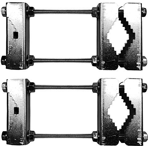 ORSEM Doppel-Mastschelle Set mit 2 Schellen für Sat Mast an Mast - Montage (Mastverlängerung) Zahnschelle bis 60 mm verzinkt
