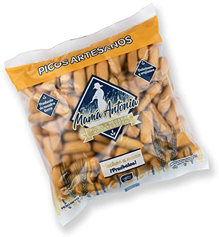 Mamá Antonia | Picos de Pan Artesanos Cortos | Estilo tradicional | 12 bolsas 180gr