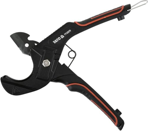 Profi Rohrschneider Rohrschere Kunstoffrohrschneider Schlauch Schneidzange von PVC/PE/PU/PP/PEX/PPR/PPE (36 mm)