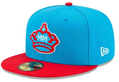 New Era - MLB Miami Marlins 2021 City Connect 59Fifty Fitted Cap Farbe Schwarz, Größe 7 1/2 (59,6cm)