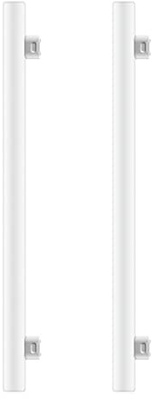 CLAR LED-ficklampa 8 W S-14S, varmvit, 2 700 K, byte av fluorescerande rör, 2 uttag (2-pack)