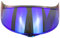 Shkalacar Helmlinsen Visier Ersatz für AGV K1 K3SV K5, Integralhelm Motorrad Windschutzscheibe Helmglas, Motorrad Helmlinsenvisier 10 Farben zur Auswahl