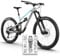 unleazhed Bike Protection BP01 S Frame downhill24 MATT|Rahmenschutzfolie für Mountainbikes | Made in Germany | 10 -teiliges Rahmenschutz-Set | extrem reißfest