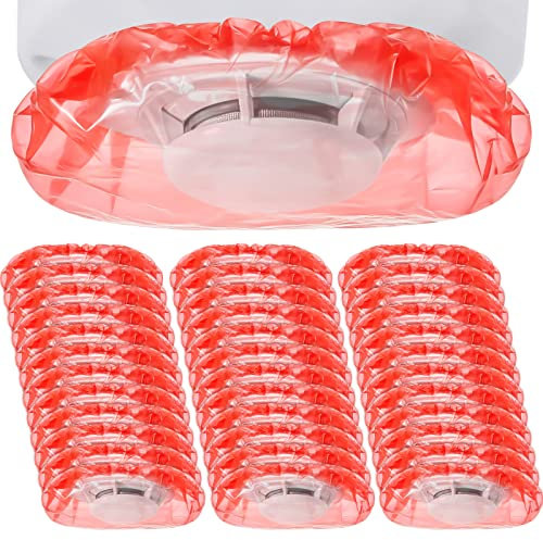 36 Stück Rauchmelder-Abdeckung, Rauchmelder, Staubfarbe, Abdeckung für Hausfeuermelder, Rot