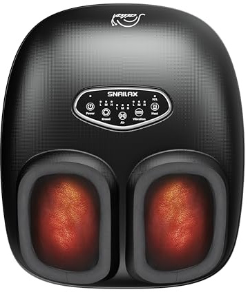 Snailax Shiatsu Foot Massager, Heat, Compression, Vibration, FSA Eligible