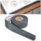 flintronic Rodapiés Autoadhesivo Flexible, 4.5m x 38mm Perfil PVC, Rodapie de Acabado Rodapiés Flexible Cinta Autoadhesiva para Cocina y Baño(Oscuro Gris)