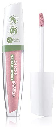 Deborah Gloss BIO Pure Ultra Brilliante und pflegende Formel, Farbe Nr. 2 Rose, mit 100% natürlichen Inhaltsstoffen
