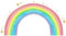 AMOYER Große Regenbogen-Wandaufkleber Regenbogen-Wandaufkleber Selbstklebende Regenbogen-Wanddekoration für Kinderzimmer Arbeitszimmer Babyzimmer