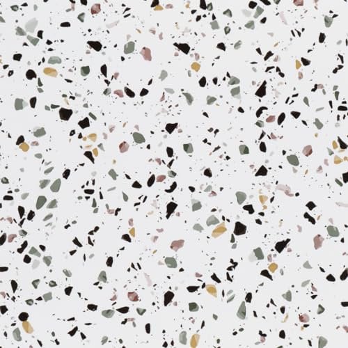 Arthome Terrazzo Papier Peint, 40cmx6m Autocollant Granit Papier peint, Auto Adhesif Papier Peint Amovible Décoratif Film pour cuisine, comptoir, étagères, Vinyle Imperméable