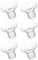 Flange Inserts for Breast Pumps & Accessories Flange Sizing Kit Compatible with Momcozy Breast Pump Flange Insert Lansinoh/Spectra/Haakaa/Nullie/Medela Breast Pump Electrical (15mm 6PCS)