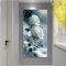 5D Diamond Painting weiße Rose Diamond Art Painting, DIY 60x120cm Diamond Painting Erwachsene mit Voll Diamond Painting Zubehör, Groß Diamond Painting für Wohnzimmer Schlafzimmer Wand Dekoration