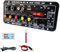 PEKKA Scheda Amplificatore con Audio Ottico Bluetooth AMP USB Radio FM Lettore TF Subwoofer Audio Fai-Da-Te per Auto Domestica (Spina UE) Facile da Usare