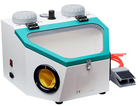 Sandblasting Machine Heavy Duty Wet Dry Modular Equipment For Surface Treatment - Electric, With Light & Foot Switch, Polishing Processing