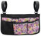 Seitliche Aufbewahrungstasche for Rollstühle, elektrische Rollstühle, mit hellen Linien, Aufbewahrungsorganisatoren for Rollstühle for zu Hause/im Freien Rollstuhlaufbewahrungstasche ( Color : Pink )
