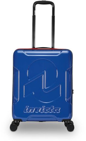 Invicta Rollkoffer, Handgepäck, Reisekoffer, ABS-Hartschalen-Koffer, Trolley, mit TSA-Schloss, Für Reisen und Business, Damen und Herren, blau