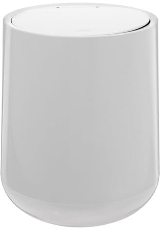 WATIIFUFU 1Stk Desktop-Mülleimer abfalleimer trash can schuttwanne garbage bin rubbish bin Stilvolle Mülltonne Vogel-Zahnstocherspender Karkane für Müll Mülleimer mit Deckel Light Grey