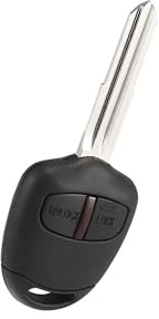 INFINAUTO 2 Key Buttons 433MHz Car Key Fob for L200 Stylish Design | Car Keyless Entry Remote Replacement, 1 Pcs