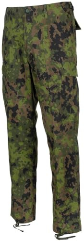 MFH US BDU Kampfuniform, Hose, 65% Polyester, 35% Baumwolle, Reißverschluss, Seitentaschen, Gesäßtaschen, Beinabschluss verstellbar