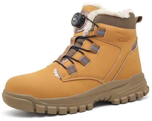 EJIMUQO Offerte Black Friday Stivali Caccia Stivali Anfibi Uomo Militari Impermeabili Stivali Biker Uomo Vera Pelle Stivali Cowboy Uomo Bassi Stivali Lavoro Uomo 43 Stivaletti Texani