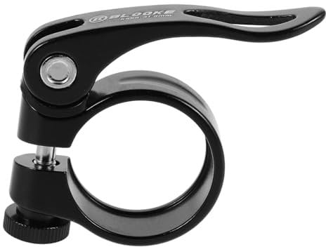 GAROZATION Bicycle Seat Clamp Quick Release Seatpost Clamp Aluminum Alloy Bike Saddle Clamp Seat Post Clamp for Mountain Bikes Simple Assembly