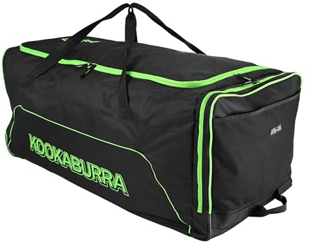 Kookaburra Team Wheelie Cricket Bag - Black