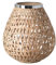 Fink Shona, Windlicht ohne Glas, pulverbeschichtet, glatt, silberfarben, Natur, L. 26 cm, B. 26 cm, H. 28 cm, D. 26 cm
